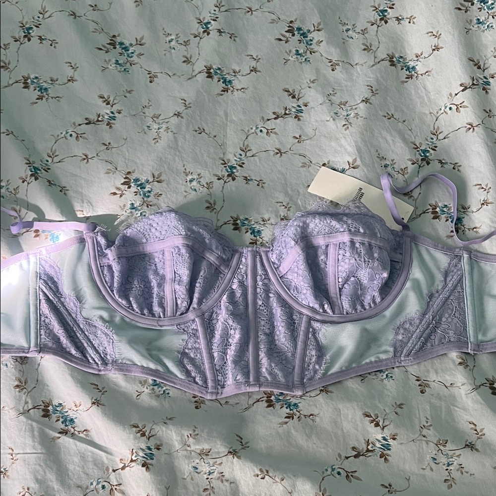 NWT Urban Outfitters Lilac Lace Underwire Bra